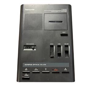 Olympus Pearlcorder DT1000 Cassette Transcriber Recorder Dictation UNTESTED